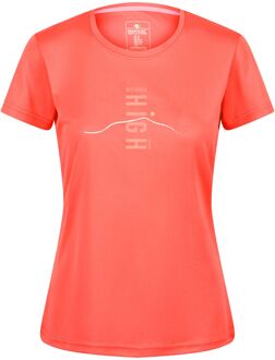 Regatta Dames fingal vi berg t-shirt Oranje - 46