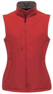 Regatta Dames flux softshell bodywarmer / mouwloos jasje (waterafstotend & windbestendig) Grijs - 44
