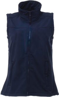 Regatta Dames Flux Softshell Bodywarmer (Waterafstotend & Windbestendig) (Navy) - EU 50 / UK 22