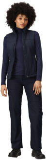 Regatta Dames flux softshell gilet Blauw - 46