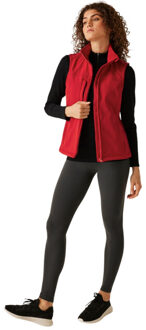 Regatta Dames flux softshell gilet - maat 46 Rood