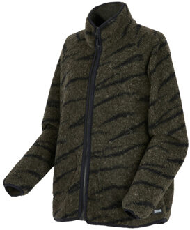 Regatta Dames frankie borg full zip fleecejack Groen - 46