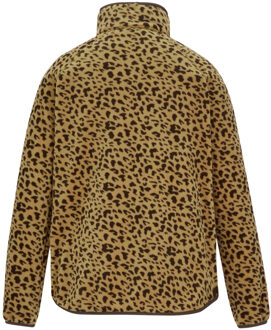 Regatta Dames Frankie Luipaardprint Half Rits Fleece Top (Luipaard) - maat