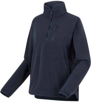 Regatta Dames frankie quarter zip fleece top Blauw - 44