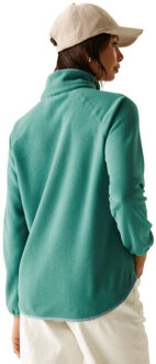 Regatta Dames frankie quarter zip fleece top Groen - 40