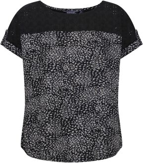 Regatta Dames jaida abstract t-shirt Zwart - 38