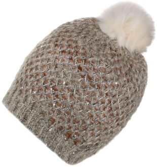 Regatta Dames lorelai iv bobble wintermuts Beige - One size