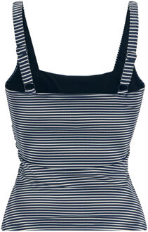 Regatta Dames Loria Stripe Seersucker Tankini Top (Marineblauw/Wit) Navy - EU 40 / UK 12