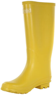 Regatta Dames ly fairweather ii hoge duurzame rubberen laarzen Geel - 36