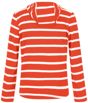 Regatta Dames maelys gestreepte hoodie Oranje - 40