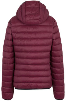 Regatta Dames marizion gewatteerd jack met capuchon Rood - 38