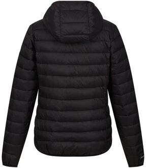 Regatta Dames marizion gewatteerd jack met capuchon Zwart - 42