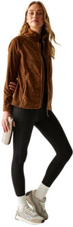 Regatta Dames mayse full zip fleecejack - maat 42 Bruin