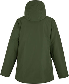 Regatta Dames Melane Geïsoleerde Waterdichte Jas (Donker Khaki/Zwart) Kaki