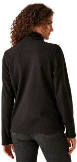 Regatta Dames micro full zip fleecejack - maat 44 Zwart