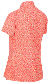 Regatta Dames mindano vi ditsy print shirt Oranje - 40