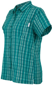 Regatta Dames mindano viii geruit overhemd met korte mouwen Groen - 52