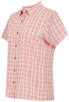 Regatta Dames mindano viii geruit overhemd met korte mouwen Oranje - 34