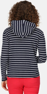 Regatta Dames Monsal Gestreepte Hoodie Met Kap Navy