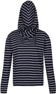 Regatta Dames monsal stripe lichtgewicht hoodie Blauw - 36
