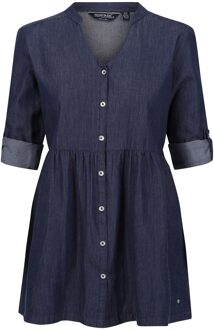 Regatta Dames nemora getextureerde katoenen blouse Blauw - 40