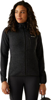 Regatta Dames newhill fleecejas met capuchon Zwart - 42
