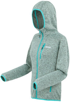 Regatta Dames newhill ii marl full zip hoodie Groen - 36