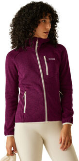 Regatta Dames newhill ii marl full zip hoodie - maat 40 Klaproos