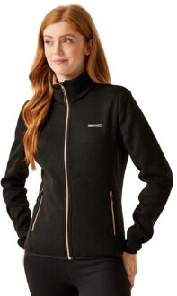 Regatta Dames newhill marl full zip fleecejack Zwart - 42