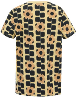 Regatta Dames Orla Kiely Bloemen T-shirt (Monochroom) Zwart/wit - EU 48 / UK 20