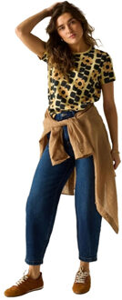 Regatta Dames orla kiely bloemen t-shirt Zwart - 42