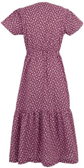 Regatta Dames orla kiely jasmine bloemen gestreepte midi jurk Paars - 38