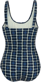 Regatta Dames Orla Kiely Poppy Badpak (Marineblauw) Navy - EU 46 / UK 18