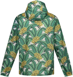 Regatta Dames orla kiely tropical floral packaway waterdichte jas Groen - 38