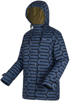 Regatta Dames orla kiely wiggle waterdichte jas halflang Groen - 34