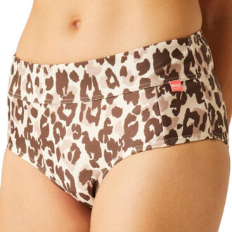 Regatta Dames paloma zwemshort met luipaardprint Bruin - 34