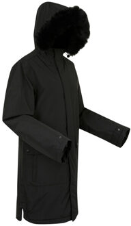 Regatta Dames parka met bontrand Zwart - 46