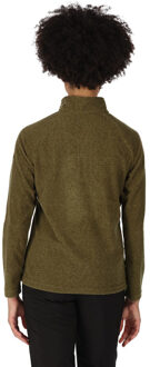 Regatta Dames Pimlo Half Zip Velours Fleece Jacket Groen