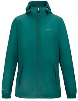 Regatta Dames Pk It Jkt III Waterdichte Jas met Capuchon (Mediterraan groen) - maat EU 48 / UK 20