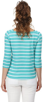 Regatta Dames Polexia Katoenen 3/4 Mouw T-shirt Groen