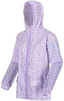 Regatta Dames Regatta bedrukte Pack It Waterdichte Verpakbare Jas in paars - maat EU 38 / UK 10