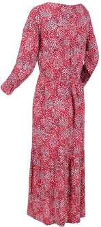 Regatta Dames Regatta Briella Bedrukte Elastische Zonnejurk in Rood - EU 38 / UK 10