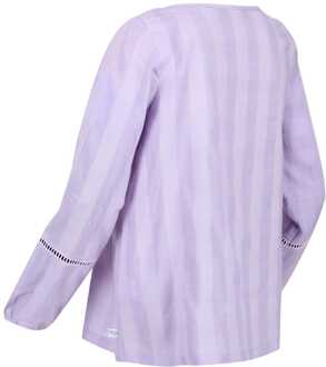 Regatta Dames Regatta Calluna Coolweave V-hals Loose Fit Top in Lila - EU 38 / UK 10
