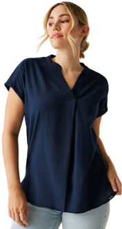 Regatta Dames rianne v hals shirt - maat 38 Blauw