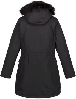 Regatta Dames sabinka parka met bontrand Zwart - EU 40 / UK 12