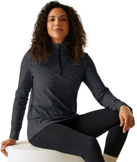 Regatta Dames sweetheart quarter zip fleece top Grijs - 44