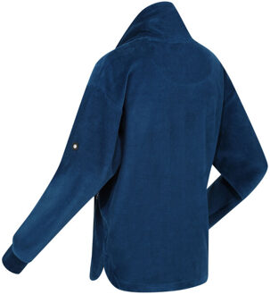 Regatta Dames velours full zip fleecejack - maat 42 Blauw