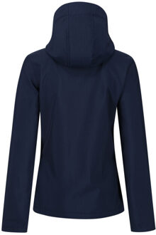 Regatta Dames venturer 3 layer hooded soft shell jacket Blauw - 44