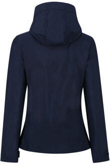 Regatta Dames venturer 3 layer hooded soft shell jacket - maat 40 Blauw