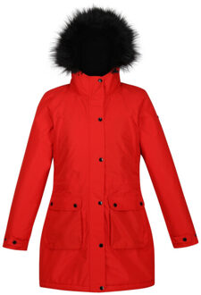 Regatta Dames voltera verwarmd waterdicht jasje Rood - 42